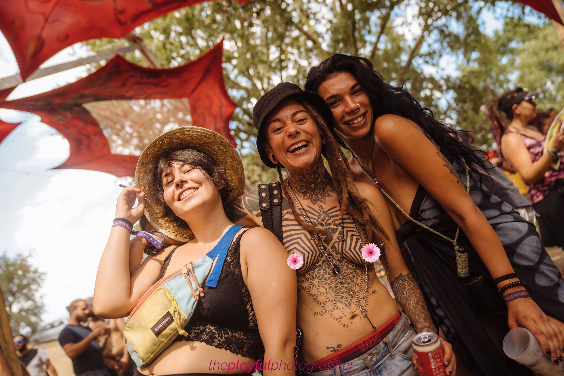 Anam Cara Festival — crowd dancing at a Goa trance gathering